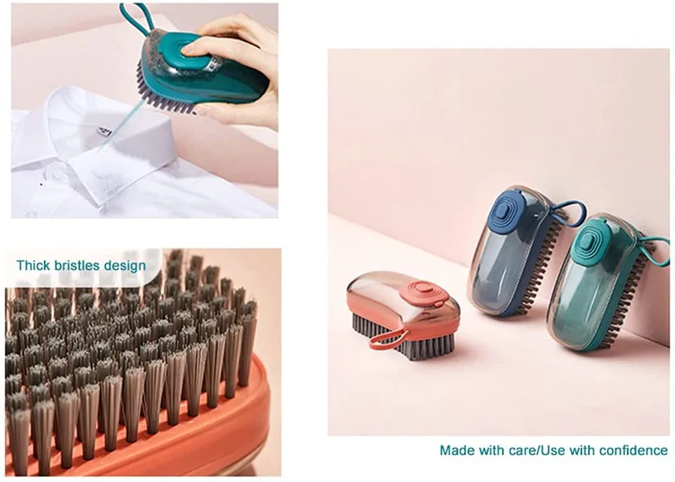 Automatic Liquid Addition Brush Laundry Cleaning Brush