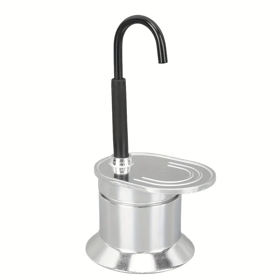 Compact Italian Moka Pot for Home or Travel Use