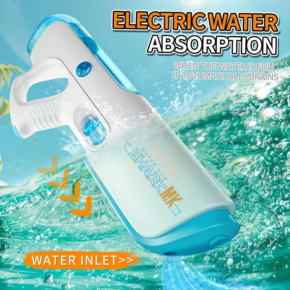 Electric Water Gun with Ergonomic Grip