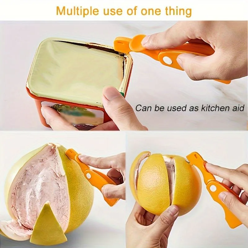 Convenient Orange Peeler with Folding Handle - 1/2 Pack