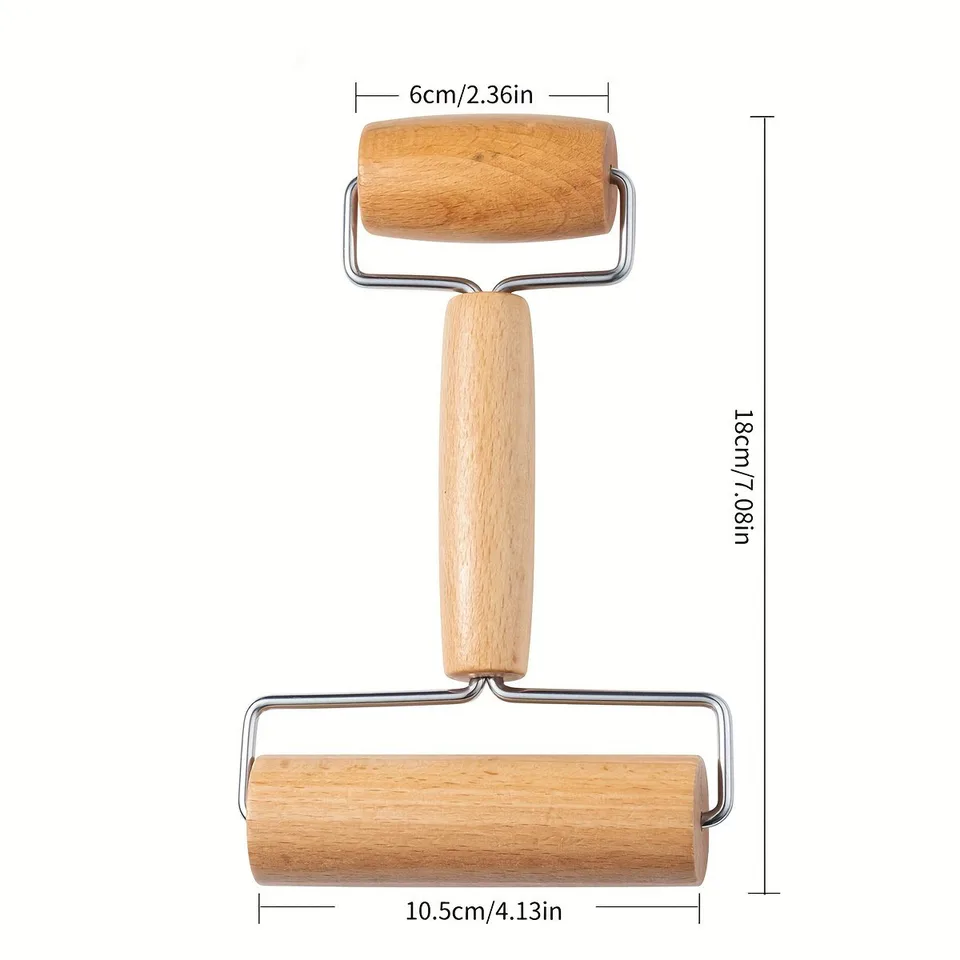 Versatile Easy-Grip Rolling Pin for Perfect Pastries
