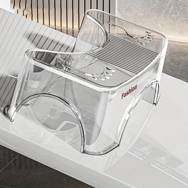 Ergonomic Anti-Slip Bathroom Footstool for Healthy Posture