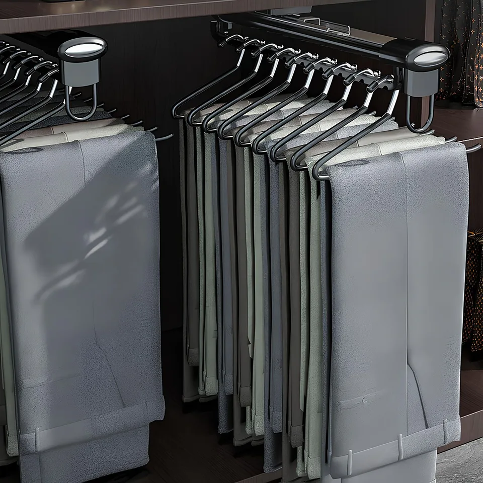 Compact Aluminum Closet Organizer: Space-Saving Solution