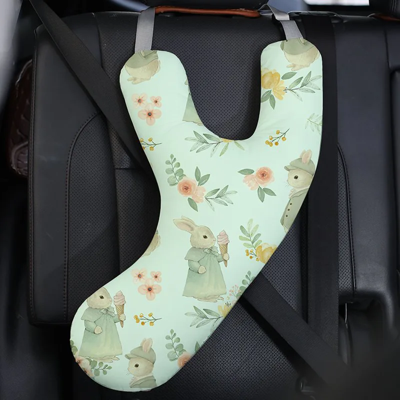 Y-Shaped Kids Travel Pillow for Car, Train & Plane Comfort