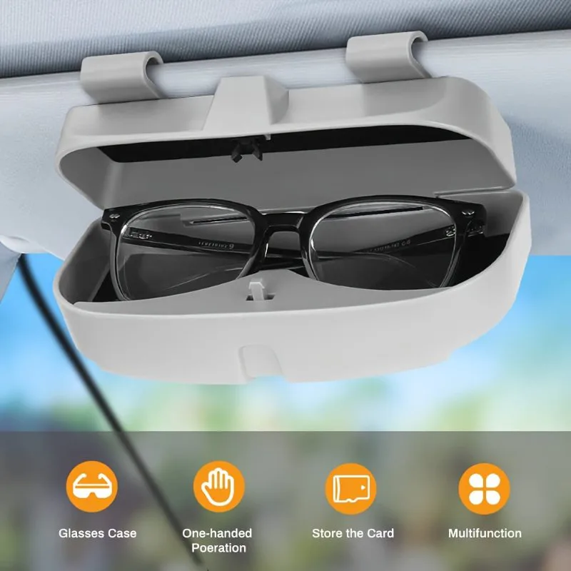 Universal Car Sun Visor Glasses Holder - Easy Clip-On