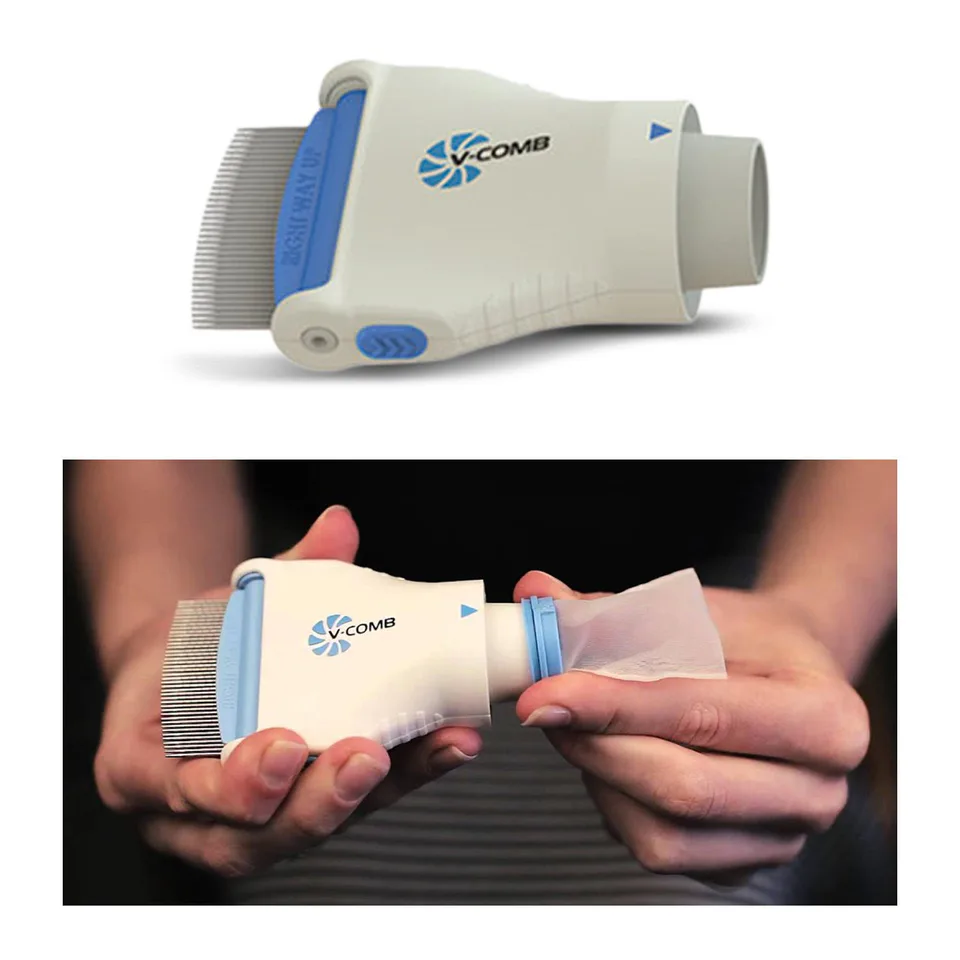 Electric lice removal device V-COMB