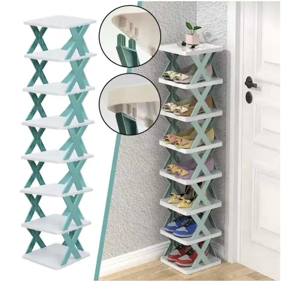 Simple multi-layer shoe cabinet rack