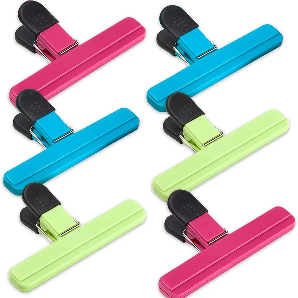 Versatile Heavy Duty Food Bag Clips for Freshness