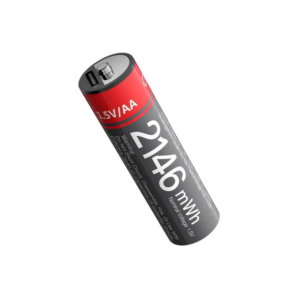 Rechargeable AA Lithium 1.5V Batteries