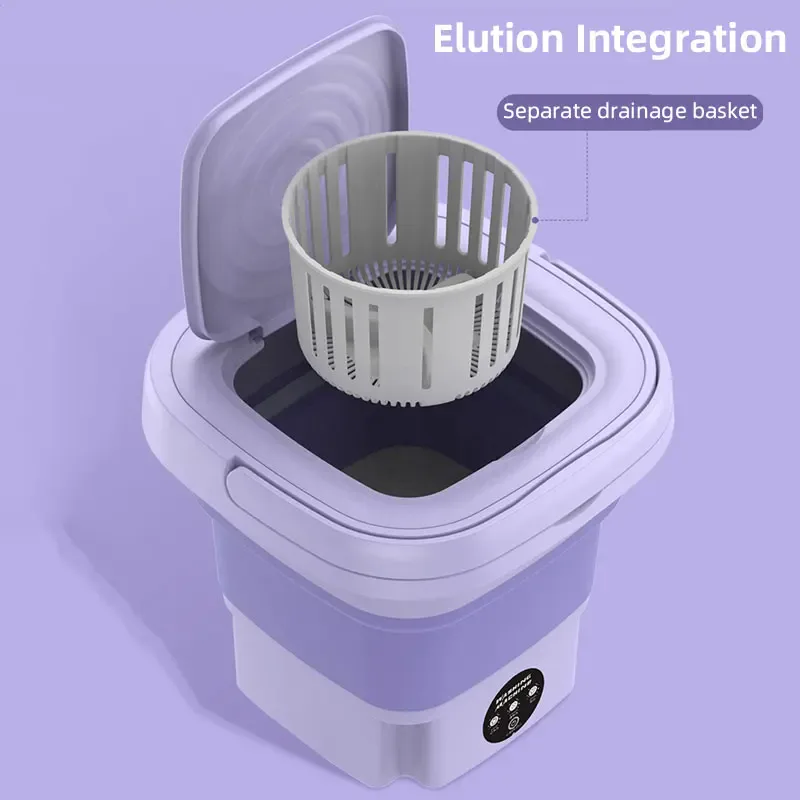 Mini Automatic Traveler Folding Washing Machine