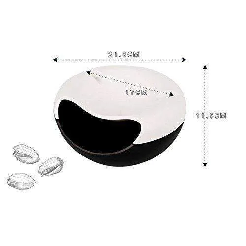 Double Dish Smiley Nut Bowl