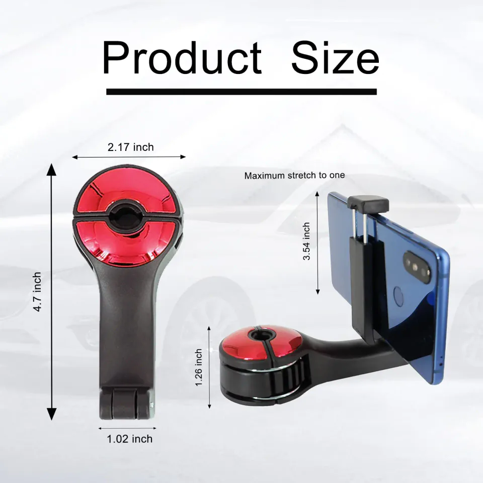 Car Hooks with Phone Holder 2 In 1