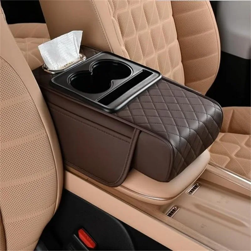 SUV & Truck Armrest Organizer with Cup Holders