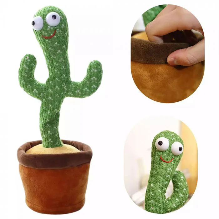 Plush Dancing Cactus Toy