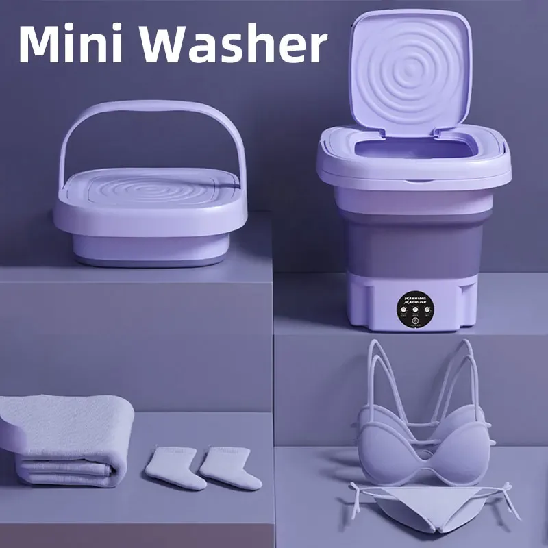 Mini Automatic Traveler Folding Washing Machine