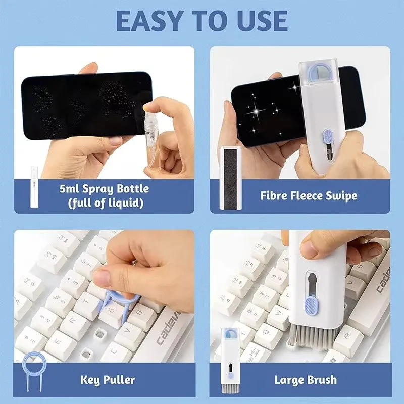 Computer & Electronics Cleaning Brush Kit 7-in-1 – Keyboard