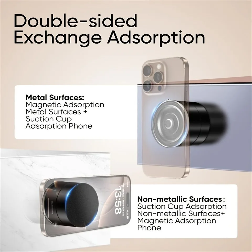 Compact Dual-Sided Magnetic Phone Holder