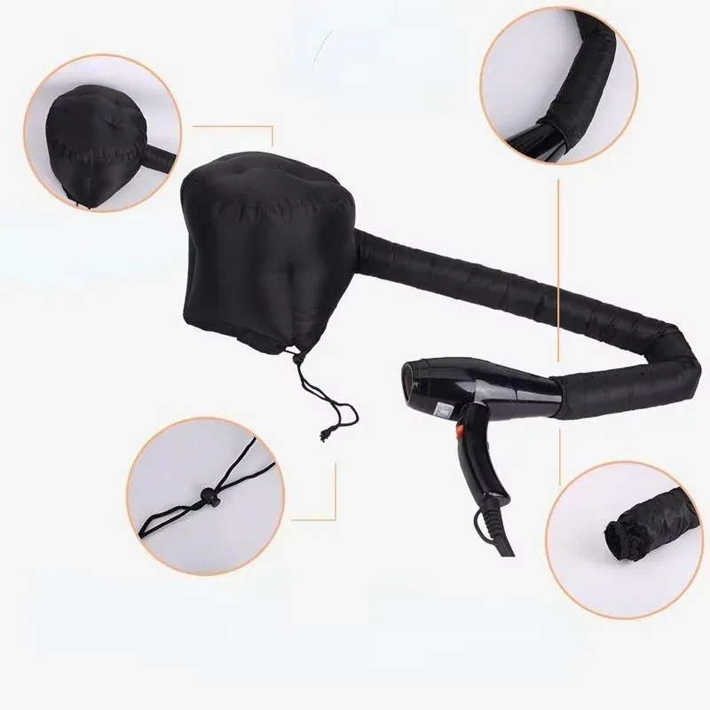 Bonnet Hood Hairdryer – Portable Soft Dryer Cap Attachment