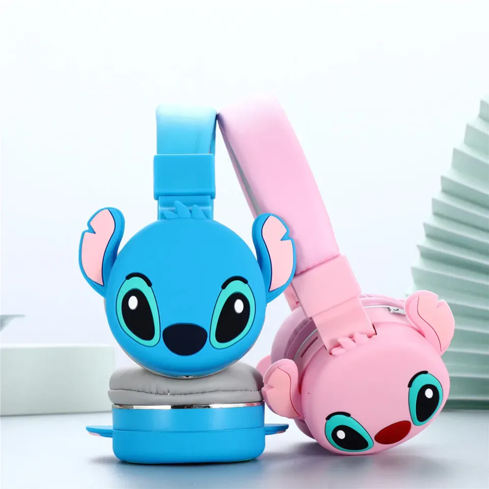 Foldable Headsets with Mic for Children Anime Cartoon