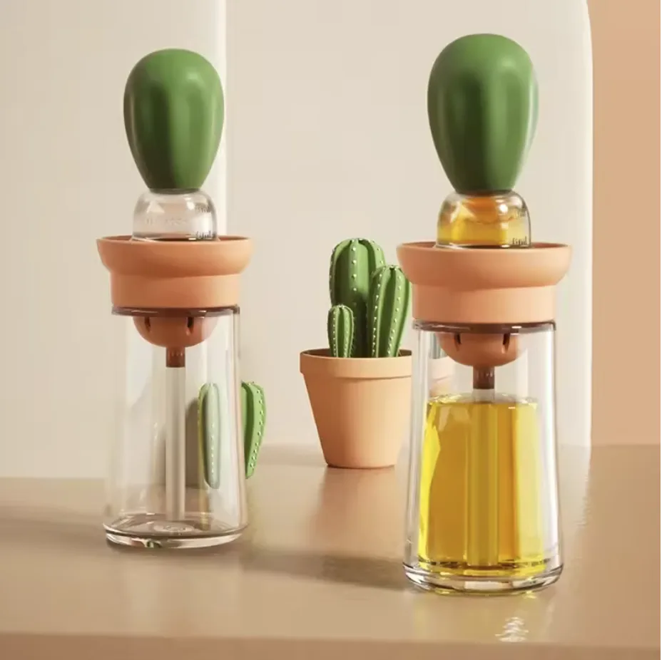 Oil Bottle With Silicone Brush