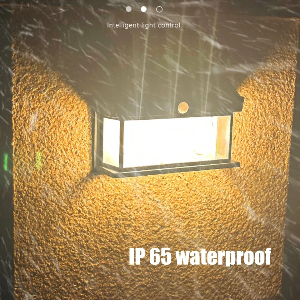 مصباح جداري شمسي LED