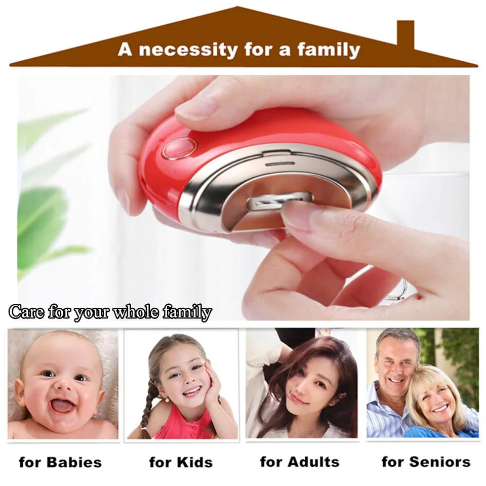 Electric Nail Clippers Baby Nail File Nail Trimmer