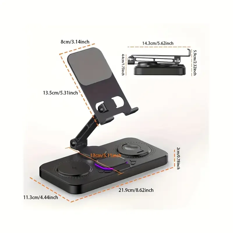 Wireless Charging Station 6-in-1