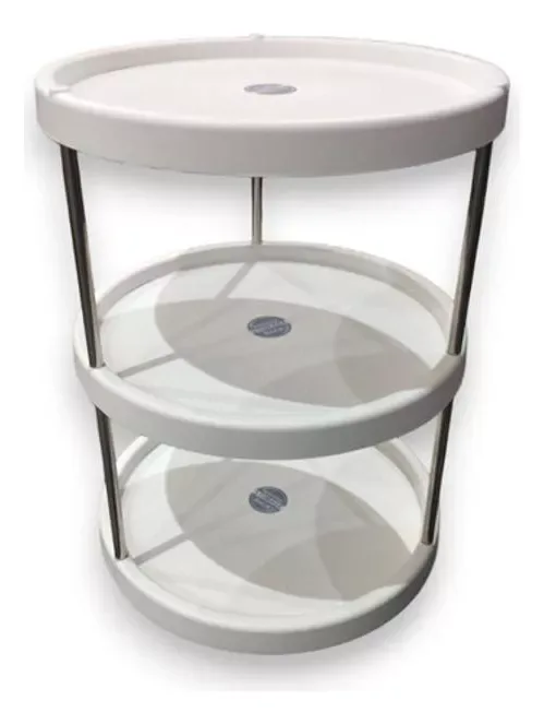 Rotating Storage Rack Shelves Kitchen Organizer