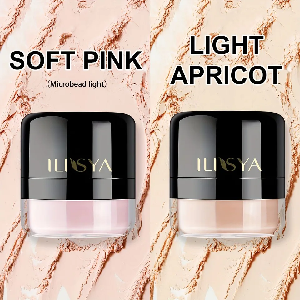 ILISYA Loose Powder With Mushroom Head Makeup Foundation