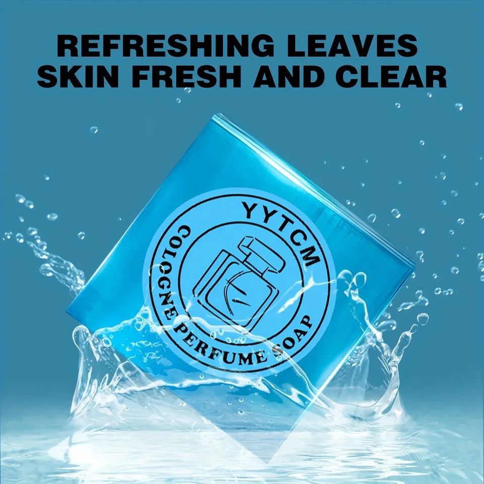 Men's Handmade Cologne Soap - Refreshing Scent Bar