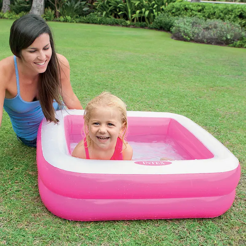 Children's pool inflatabl square shape