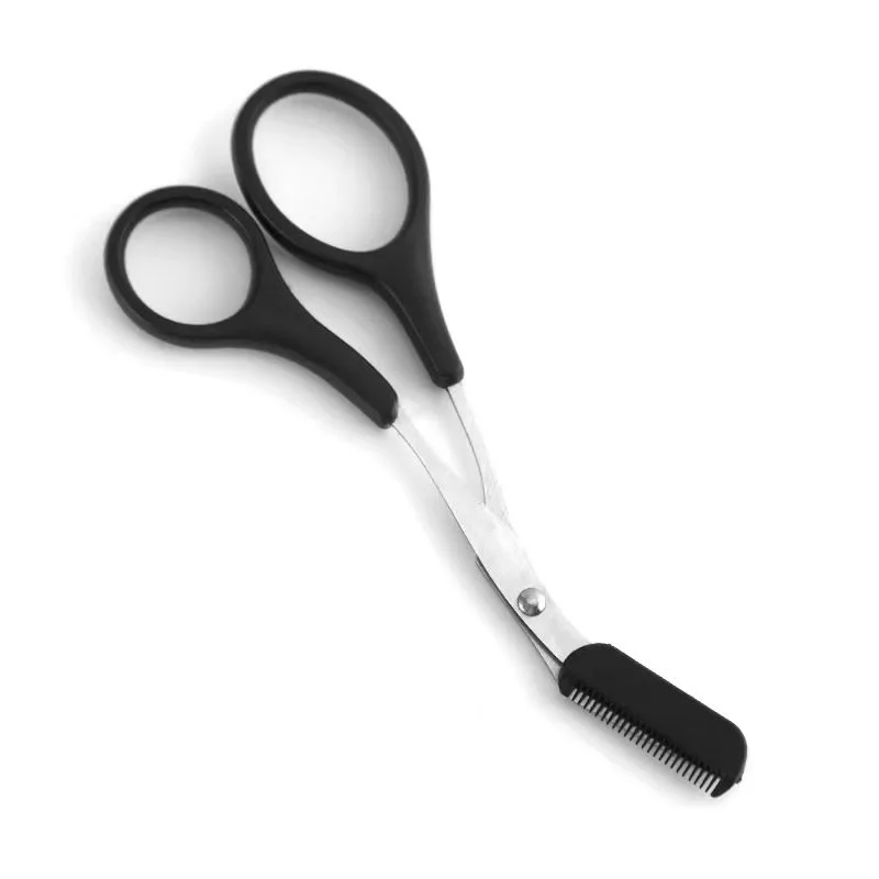 Precision Eyebrow Trimmer with Comb for Flawless Grooming